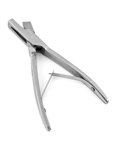QWORK Pig Ear Tag Pliers ergonomic handle reduces hand fatigue.
