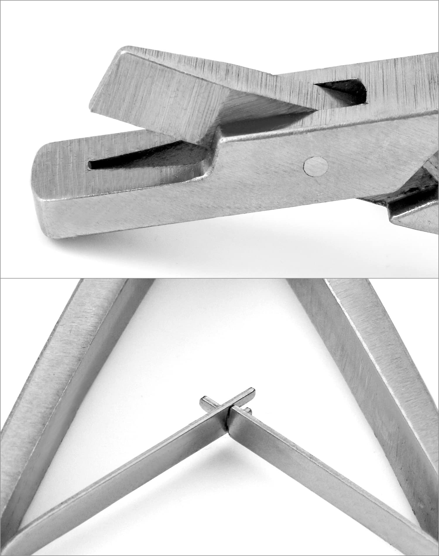QWORK Pig Ear Tag Pliers with spring-loaded mechanism for fast punching.