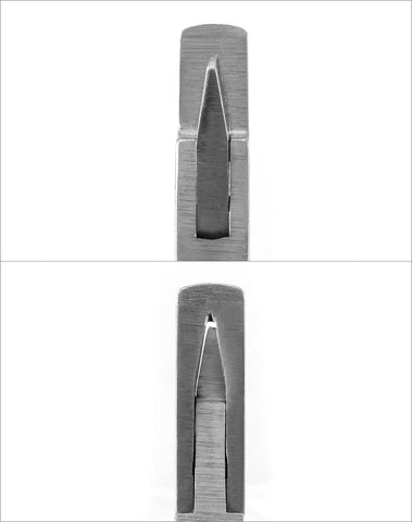 QWORK Pig Ear Tag Pliers show stainless steel construction for durability.