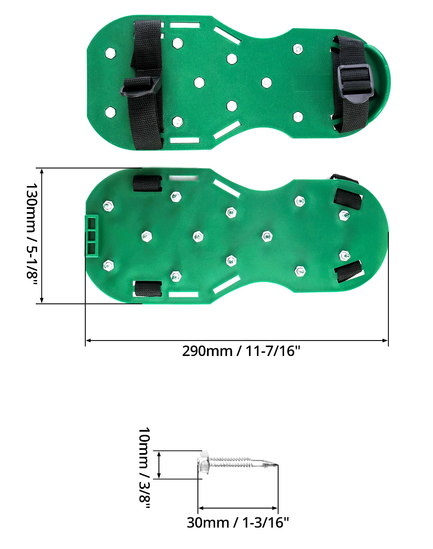 QWORK spiked shoes used for epoxy overlays installation