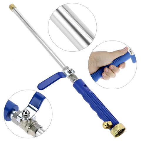 QWORK stainless steel wand resists corrosion for long-lasting use.