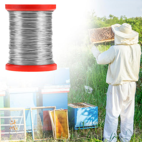QWORK beekeeping tool enables precise alignment during wax foundation setup.