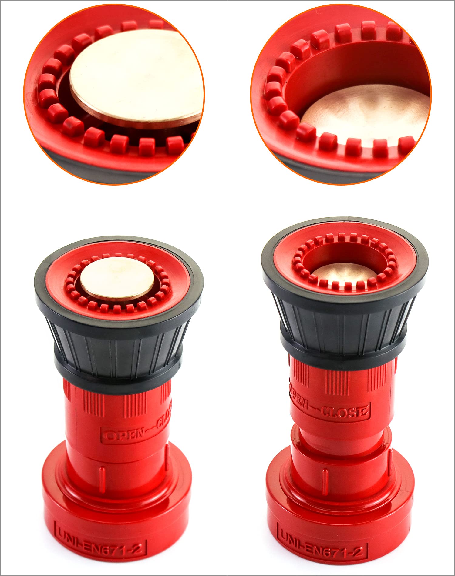 QWORK nozzle bundle showing durable thermoplastic design for reliable performance during drills.