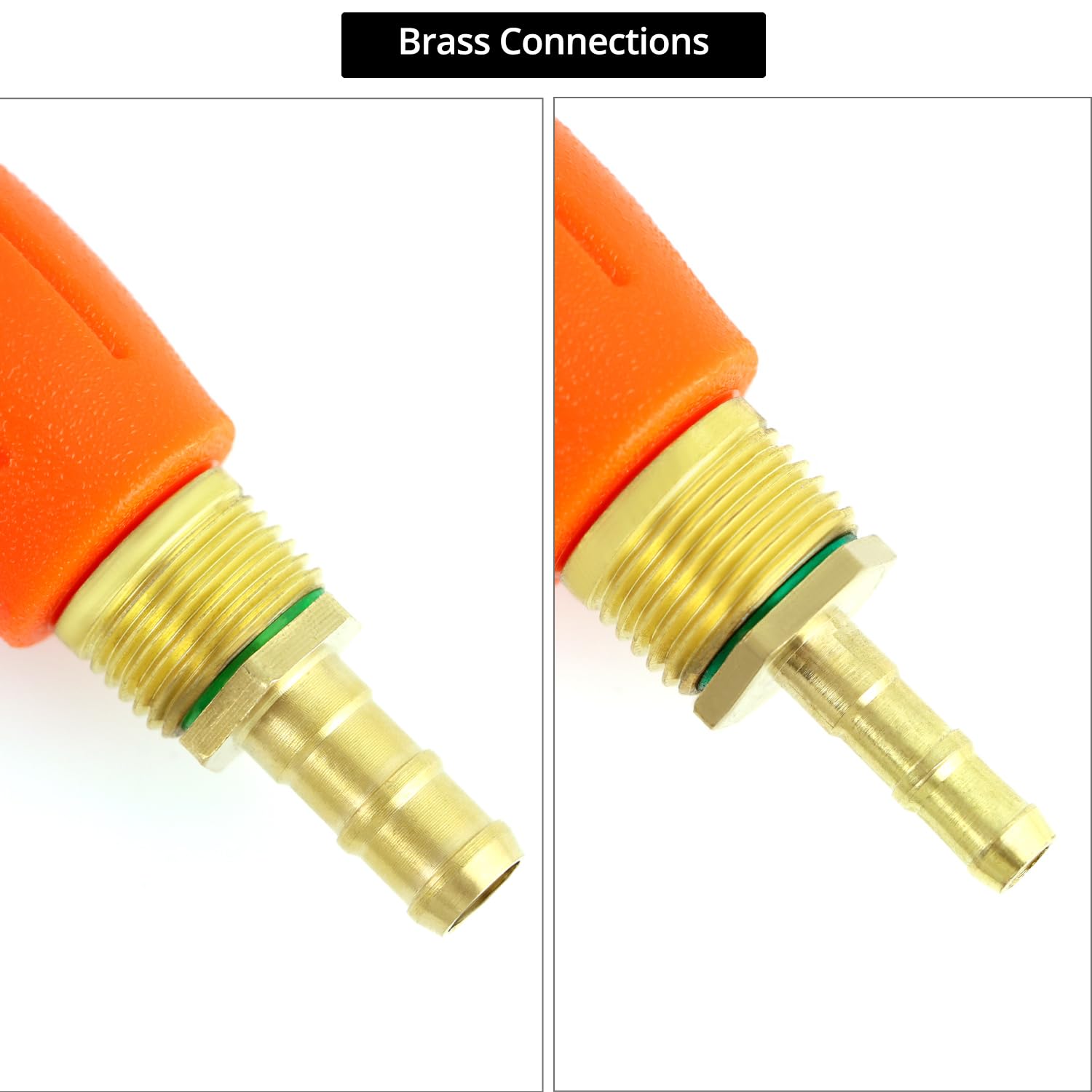 QWORK universal sprayer wand installation on standard hoses