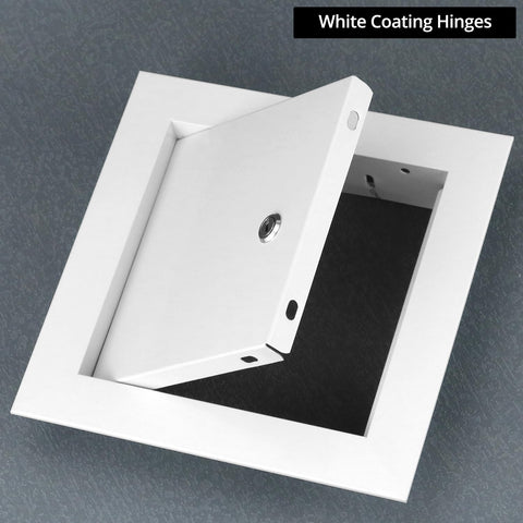 QWORK wall cutout 5.8 by 5.8 inches for standard openings.