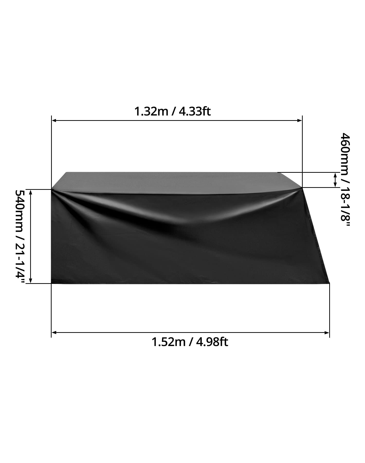 QWORK weight bench cover handle for easy transport and quick setup.