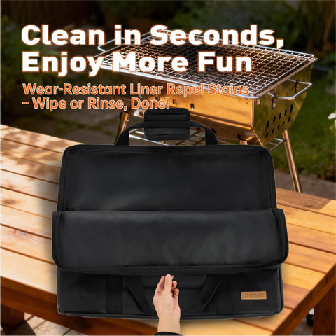QYILUARE sturdy handles and smooth zippers enable easy loading and unloading.