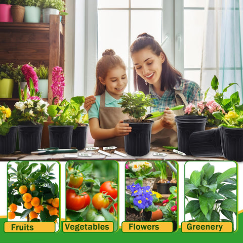 Qyyiguf home garden pots versatile for a wide range of plants.