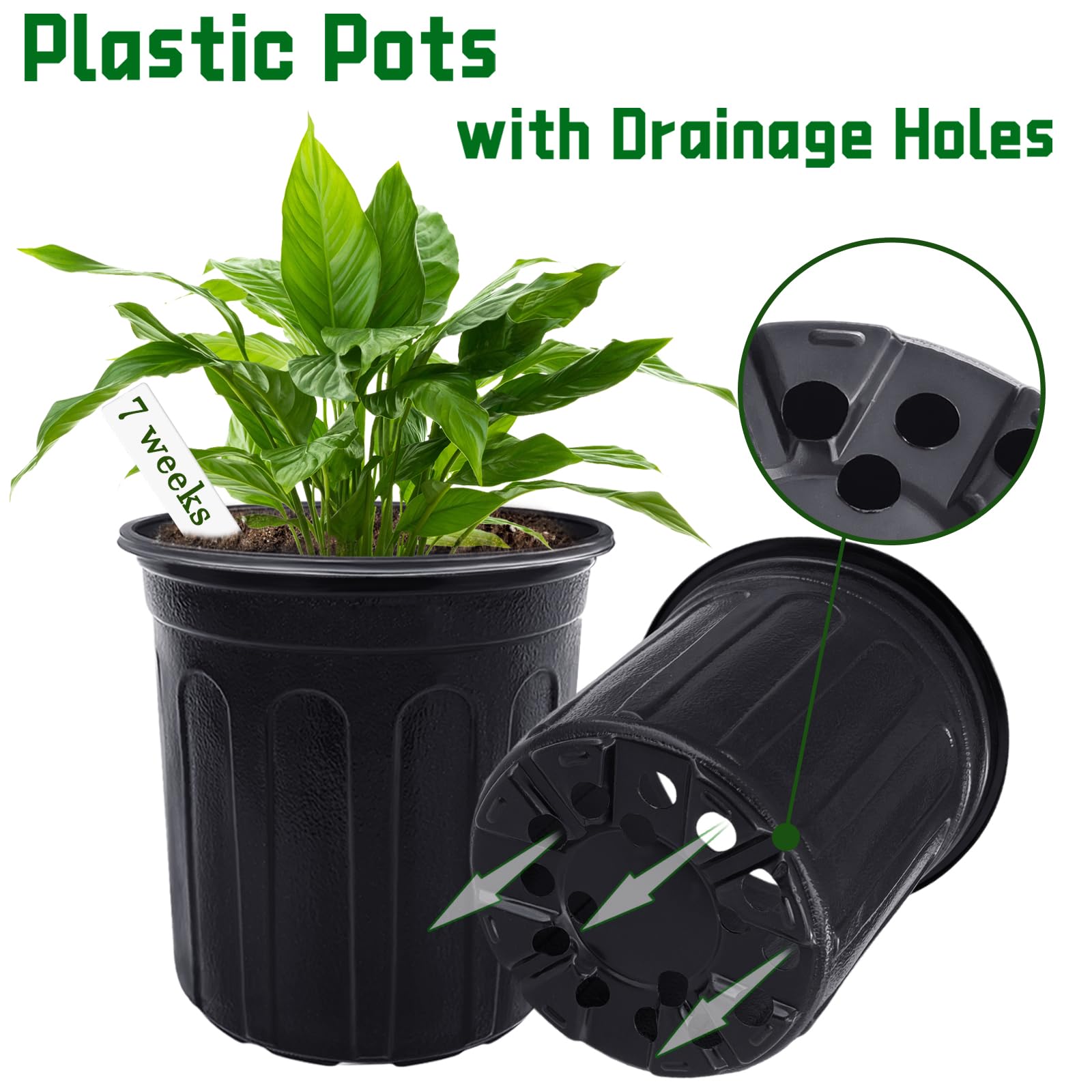 Qyyiguf stackable design pots saving space when stored.