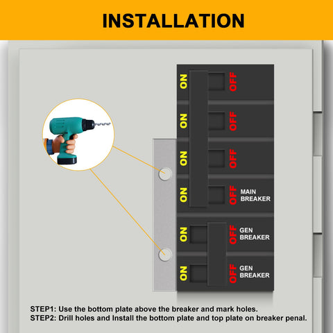 QYZZRS drill bit included to aid precise installation.