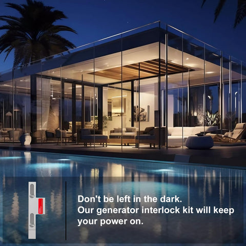 QYZZRS reminder labels reinforce safe power-off during outages.