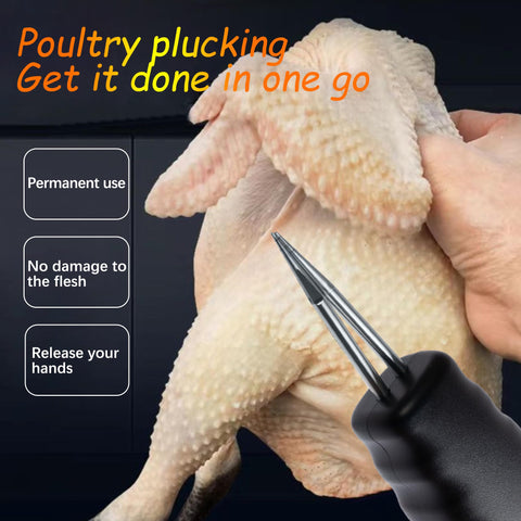QZAVIRE rechargeable duck plucker handheld for convenient yard or kitchen use.
