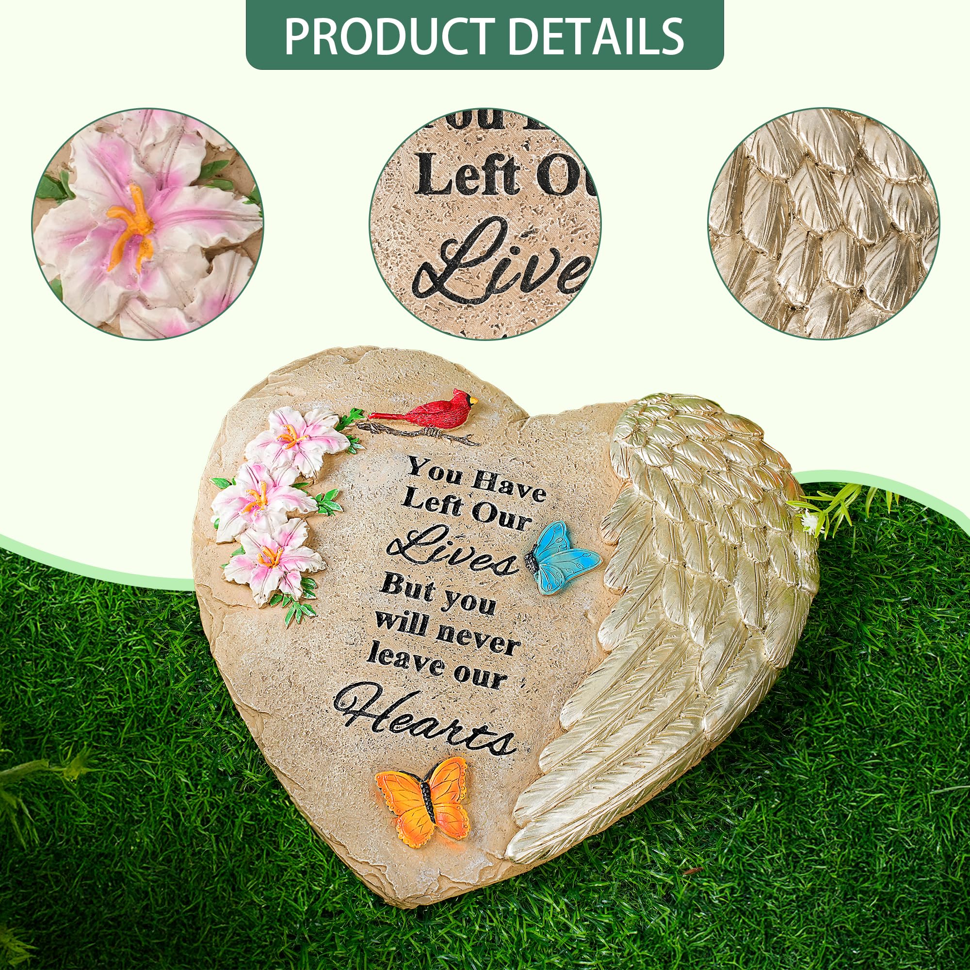 QZGE bereavement memorial statue suitable for indoor or outdoor use.