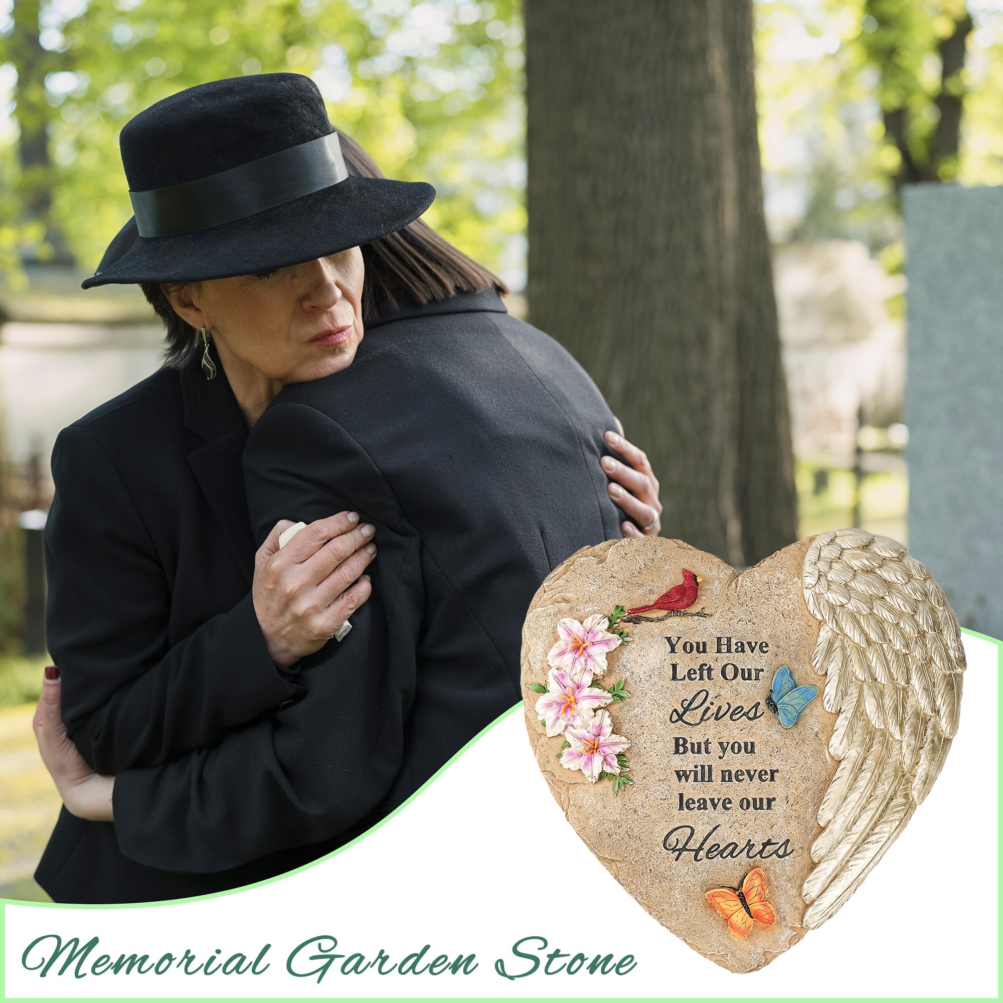 QZGE durability-friendly memorial stone resists sun and rain.