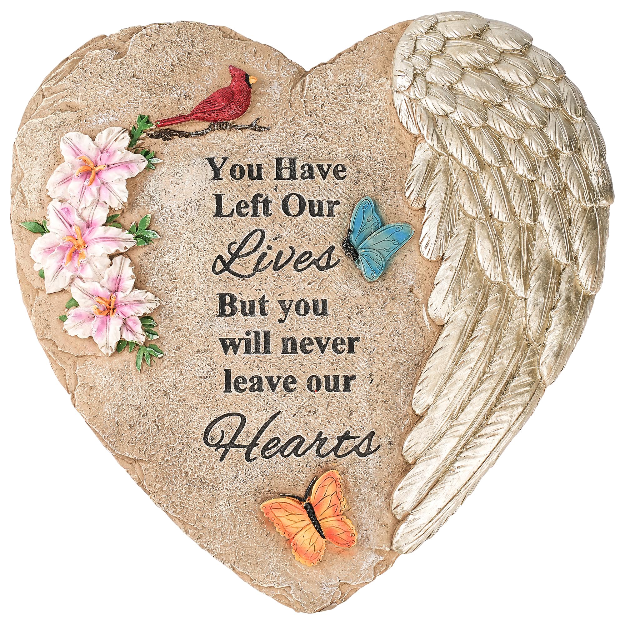 QZGE lightweight keepsake suitable for porch, shelf, or plot.
