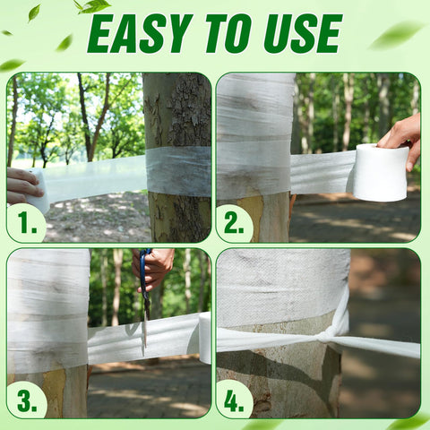 QZXALGS deer bite resistance wrap targets animal gnawing prevention for saplings.