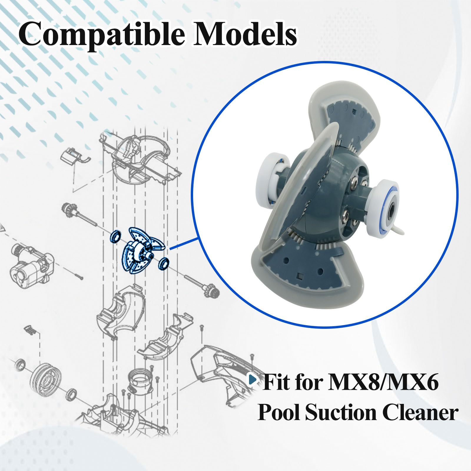 R0524900 engine replacement parts ready for quick pool cleaner upgrades