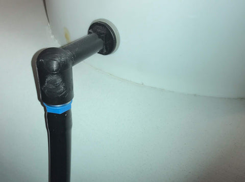 5/16 inch tubing compatibility ensures reliable flow for gravity feed lines