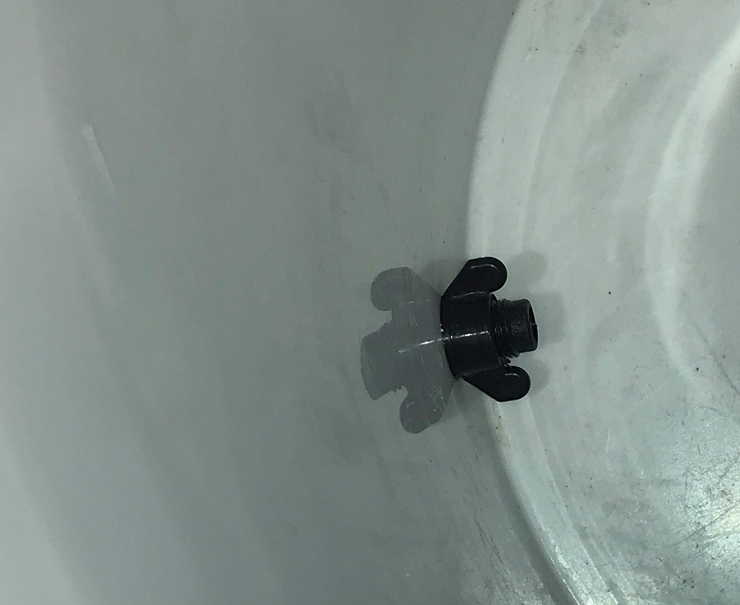Rabbitnipplescom gravity-feed setup in use with 5/16 tubing