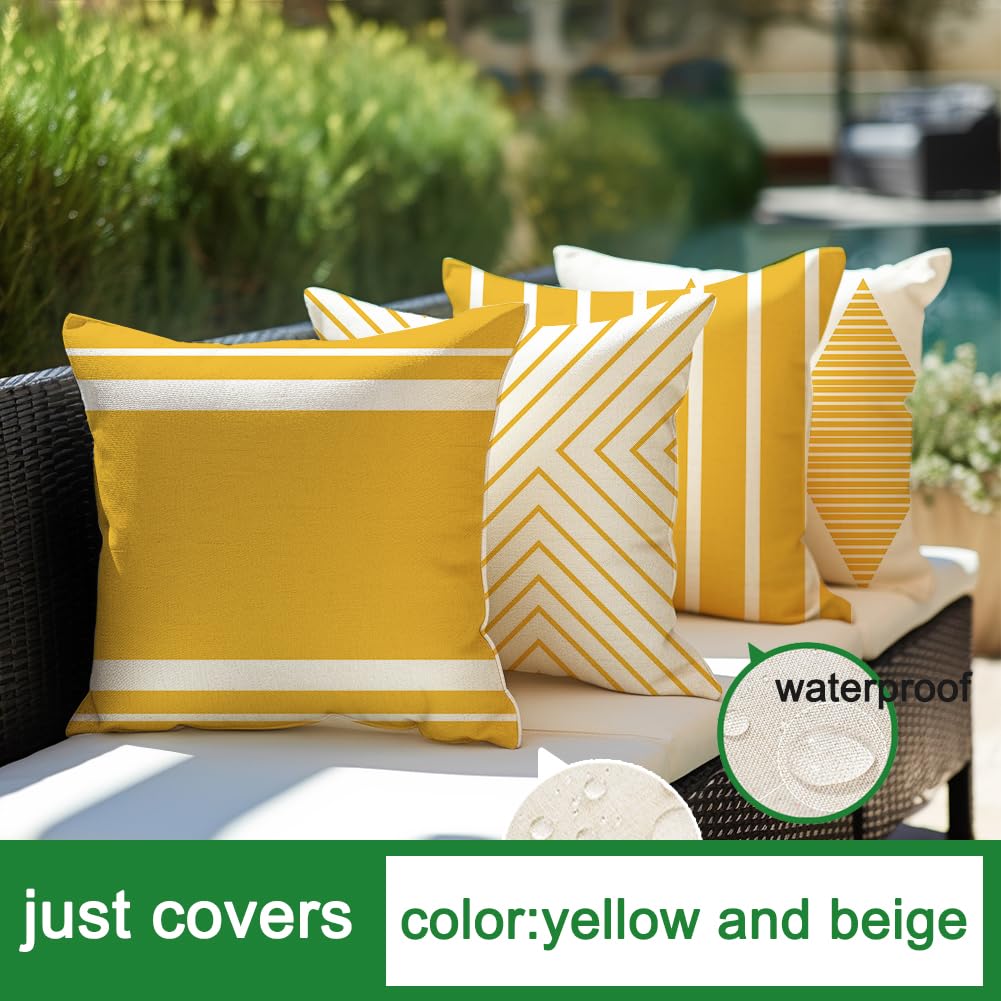 RABUSOFA hidden zipper pillow cover 18x18 for easy refresh