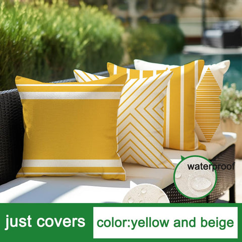 RABUSOFA hidden zipper pillow cover 18x18 for easy refresh