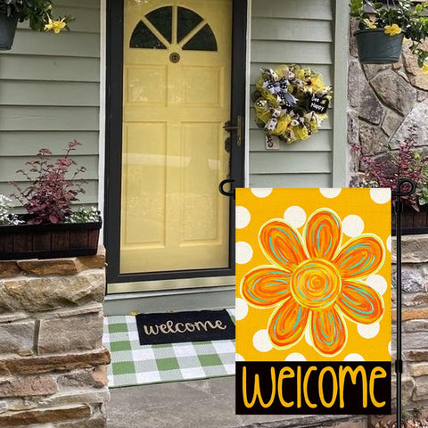 RABUSOFA outdoor flag features weather-resistant fabric for year-round display