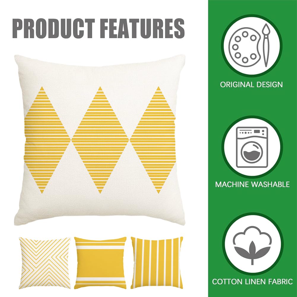 RABUSOFA outdoor pillow cover 18x18, four-pack refreshes furniture