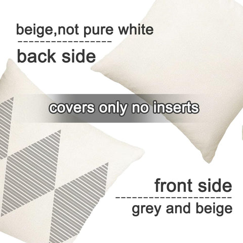 Close-up of hidden zipper on RABUSOFA pillow cover for a clean fit