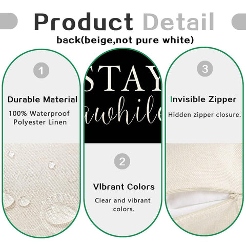 RABUSOFA two-pack pillow covers ready for quick porch updates