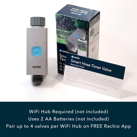 Rachio app control scheduling screen highlighting flexible watering plans.
