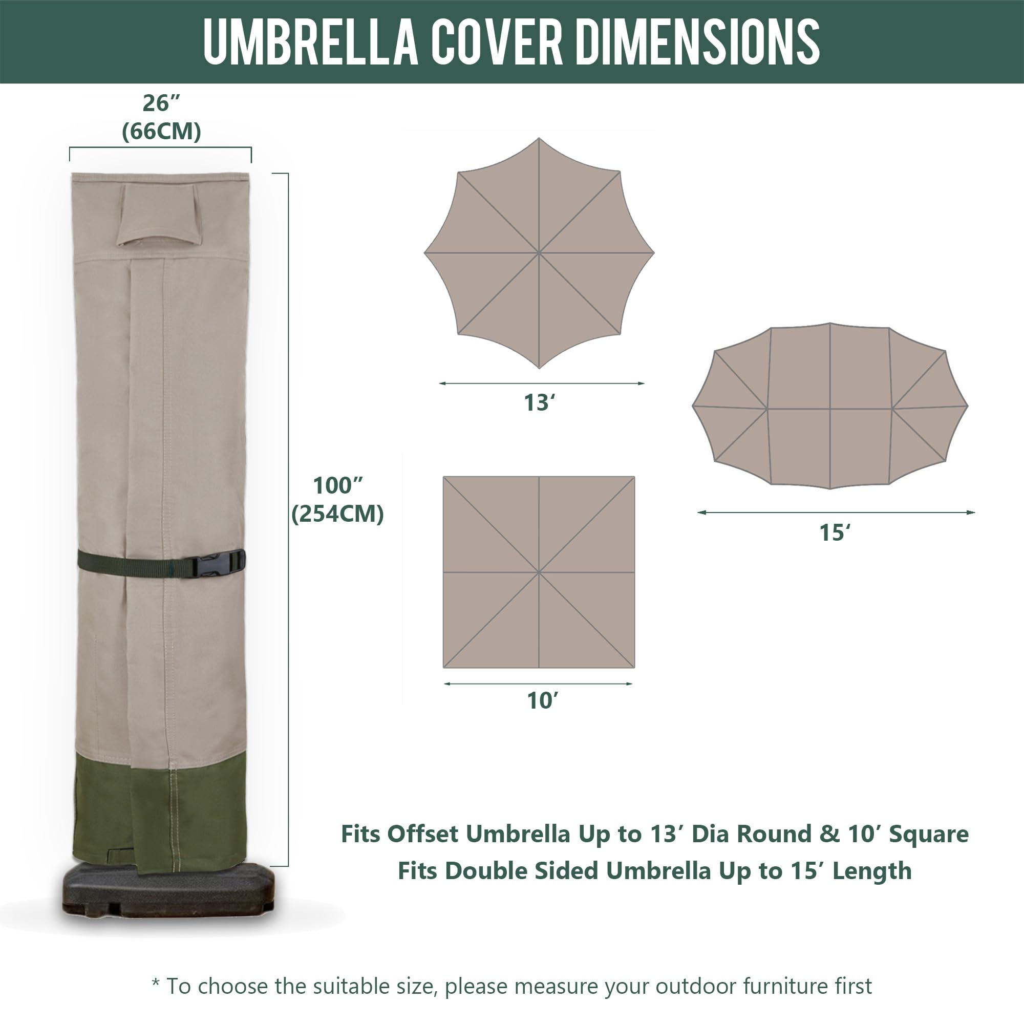 Rachmi UV fade resistant cover preserves outdoor furniture appearance year after year