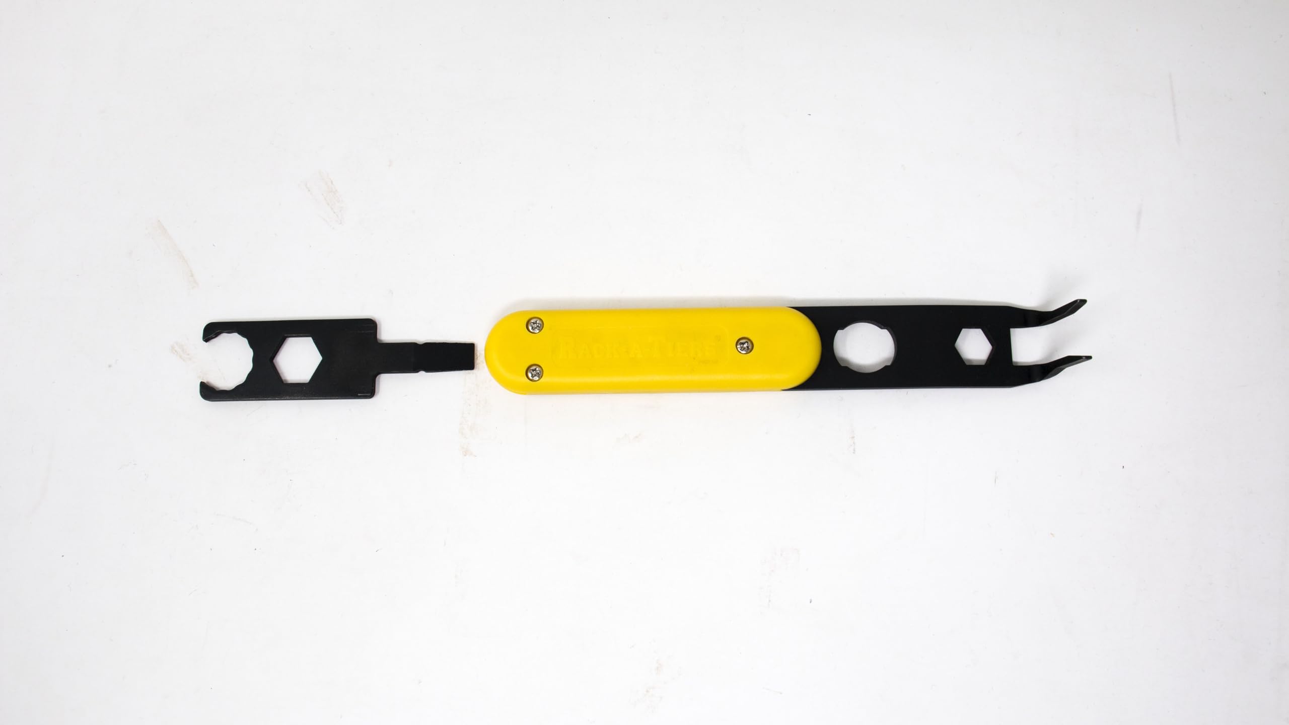 Solar Serpent built-in MC4 wrench and flathead screwdriver for on-site adjustments.