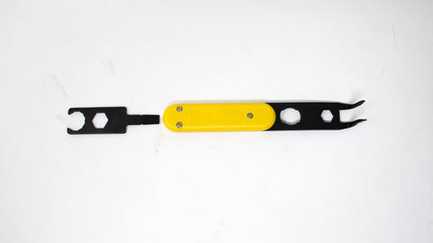 Solar Serpent built-in MC4 wrench and flathead screwdriver for on-site adjustments.