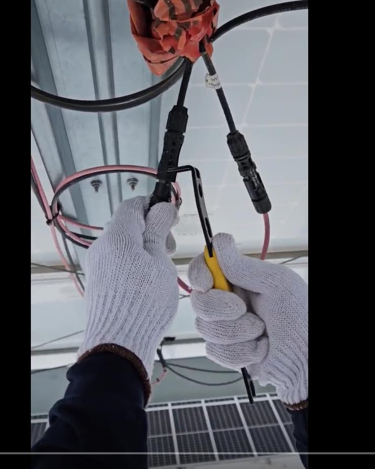 Quarter-inch wrench integrated in Solar Serpent for precise tightening.