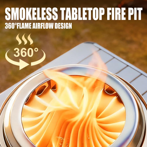 Radd Keep smokeless fire pit with 360 airflow for cleaner outdoor warmth