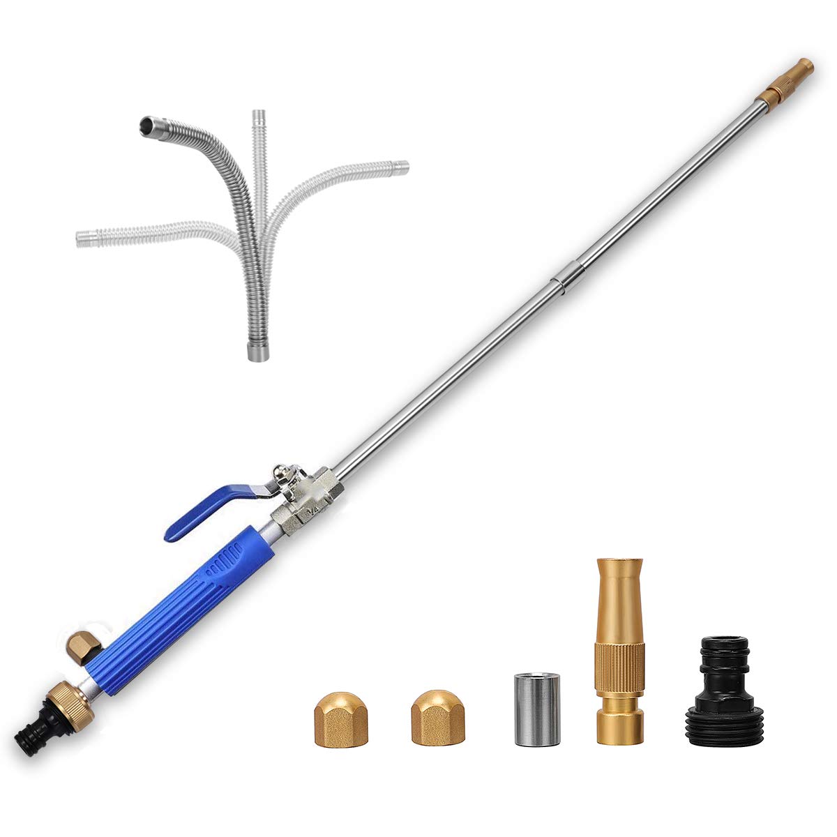 Raddile hydro jet nozzle for powerful surface cleaning.