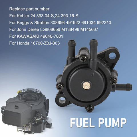 RADHLBNIU fuel pump replacement for Honda GX series enhances reliable starting.