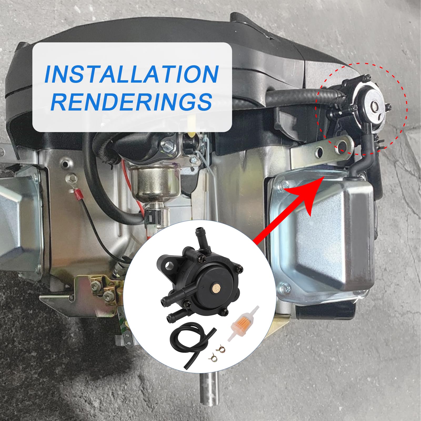 RADHLBNIU fuel pump replacement matches BS 808656 and 491922 compatibility.