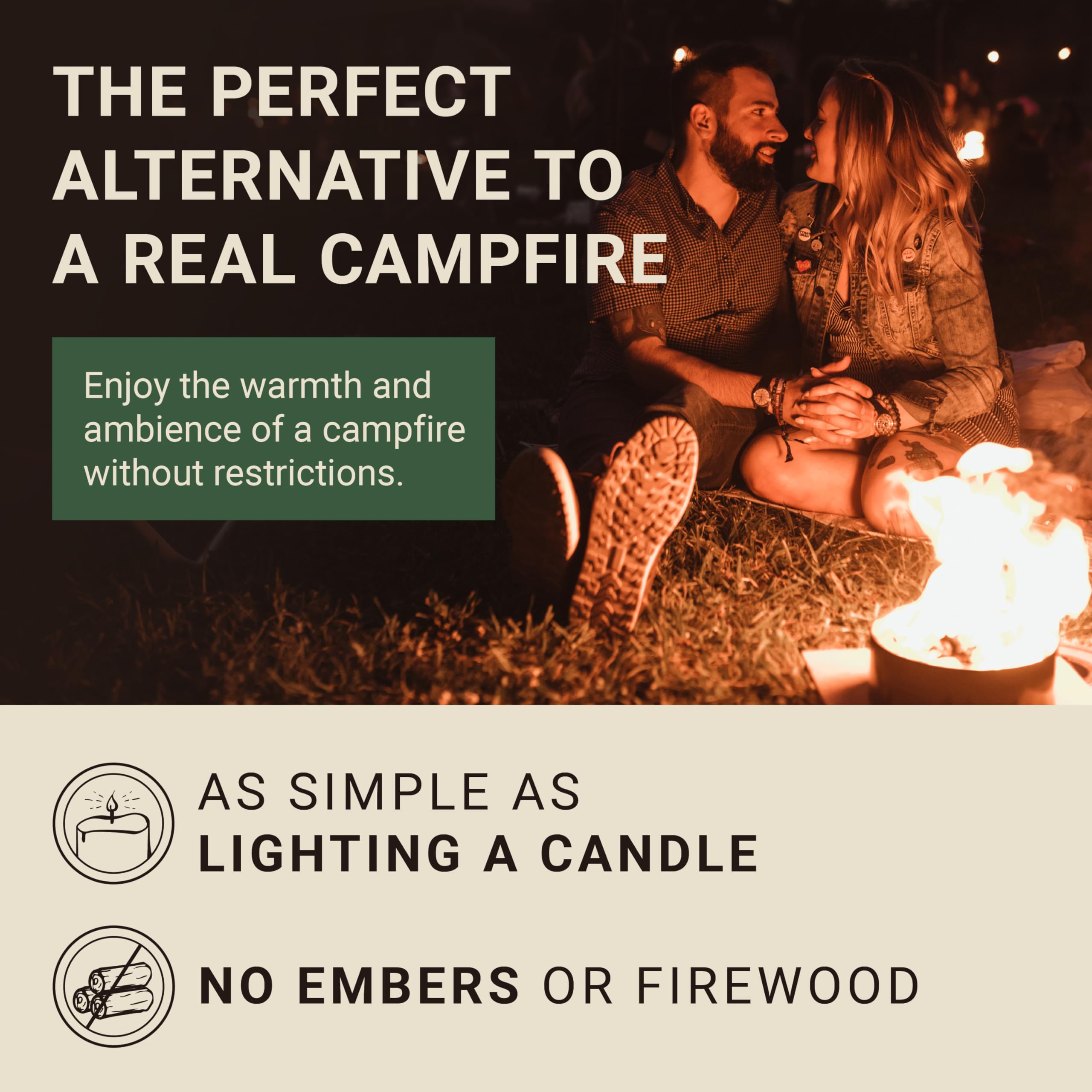 Radiate XL ideal for beach and camping for cozy ambiance