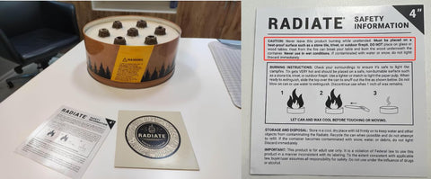 Radiate XL eucalyptus scent enhances evening outdoor atmosphere