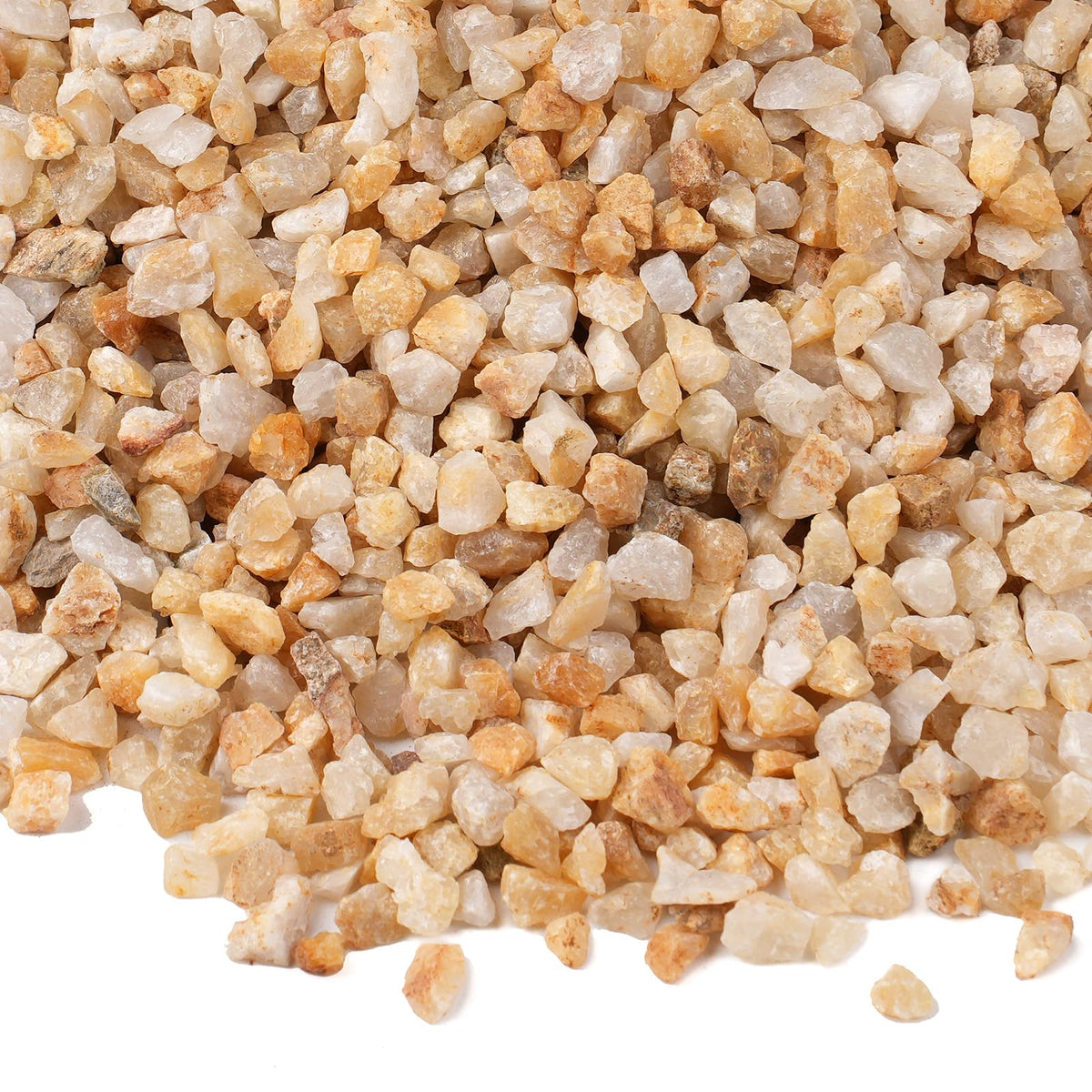 Rahato coarse sand for plants, top view, enhances drainage and natural look.