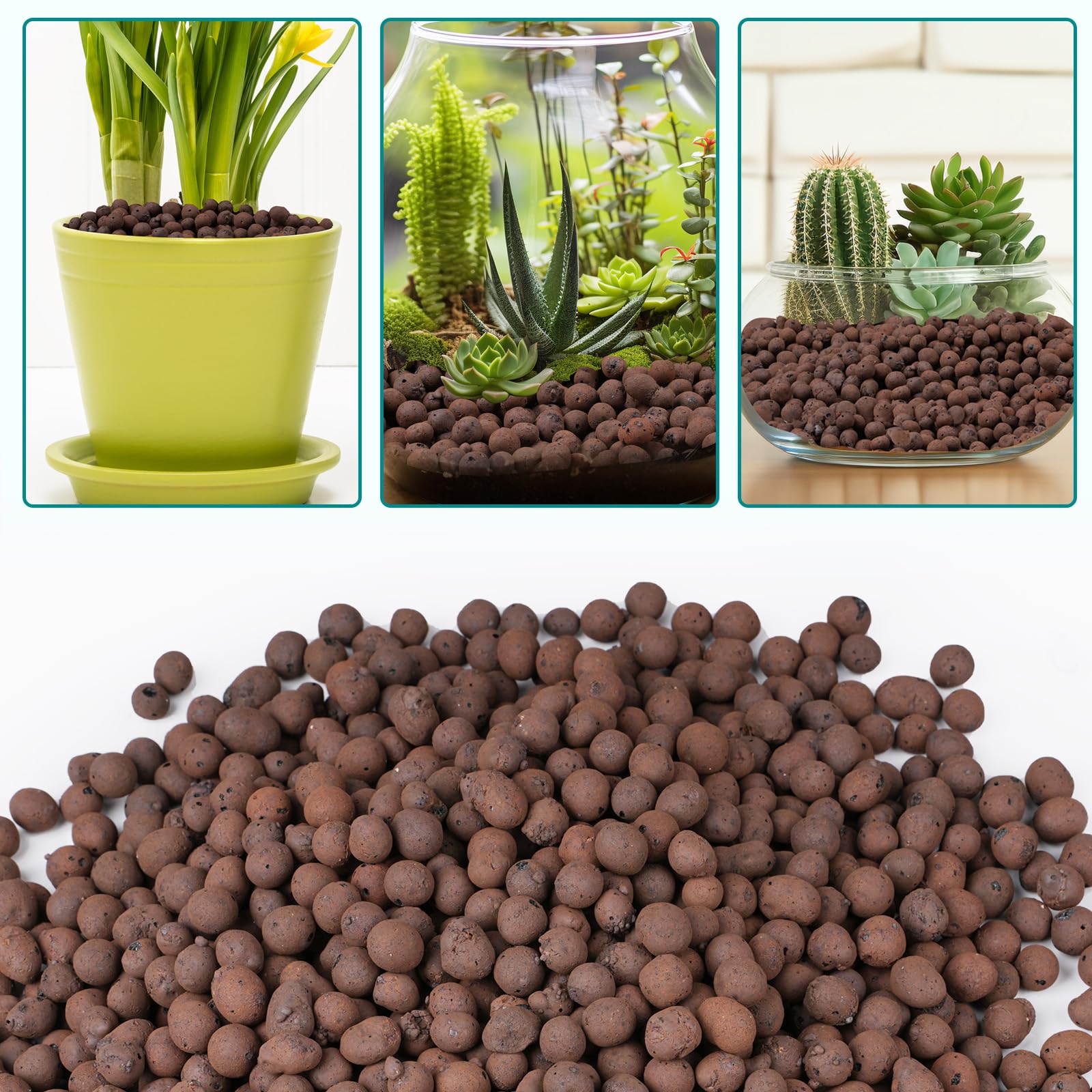 Rahato LECA water and nutrient release visualization for efficiency