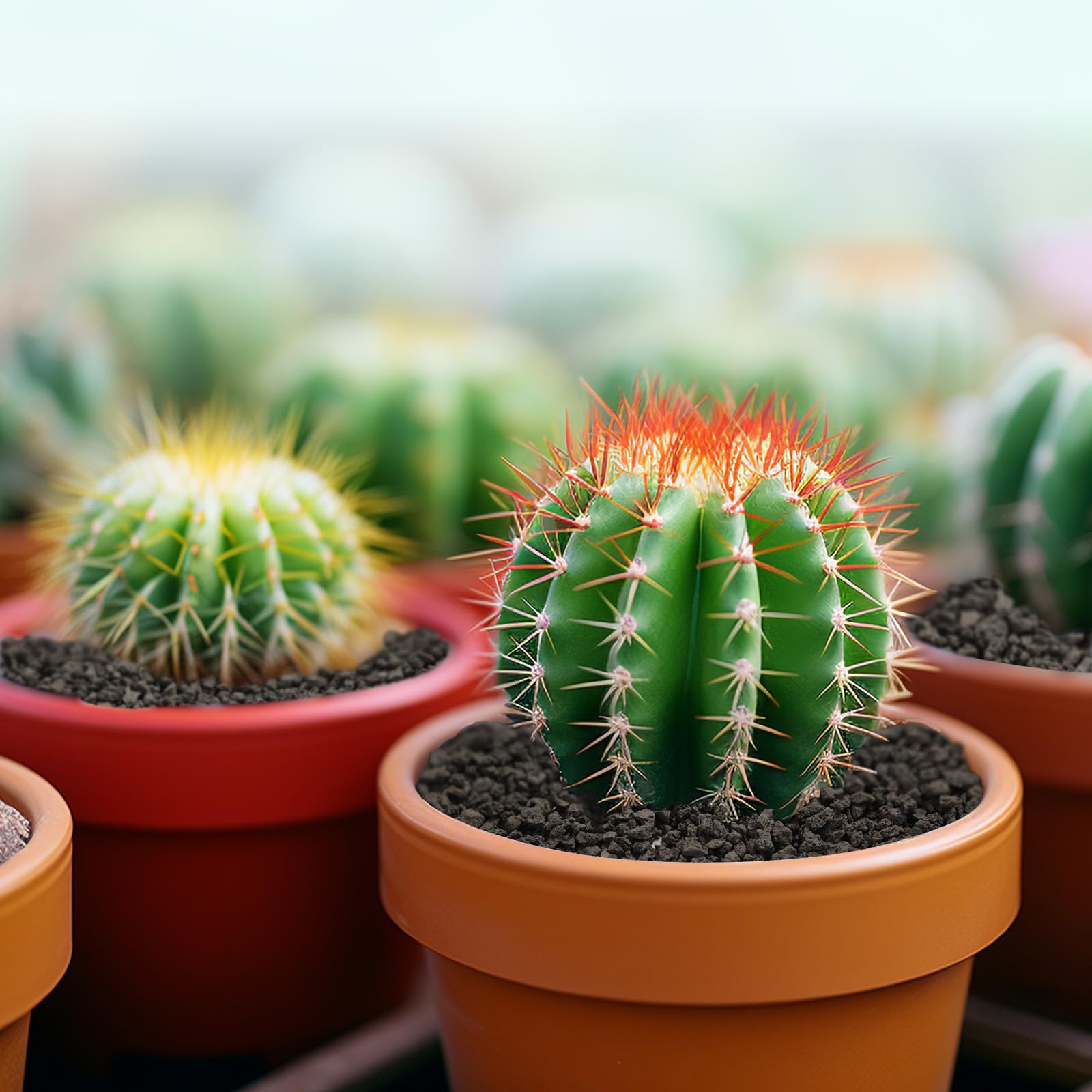 Rahato top-dressing lava rocks brighten planters and improve soil structure.