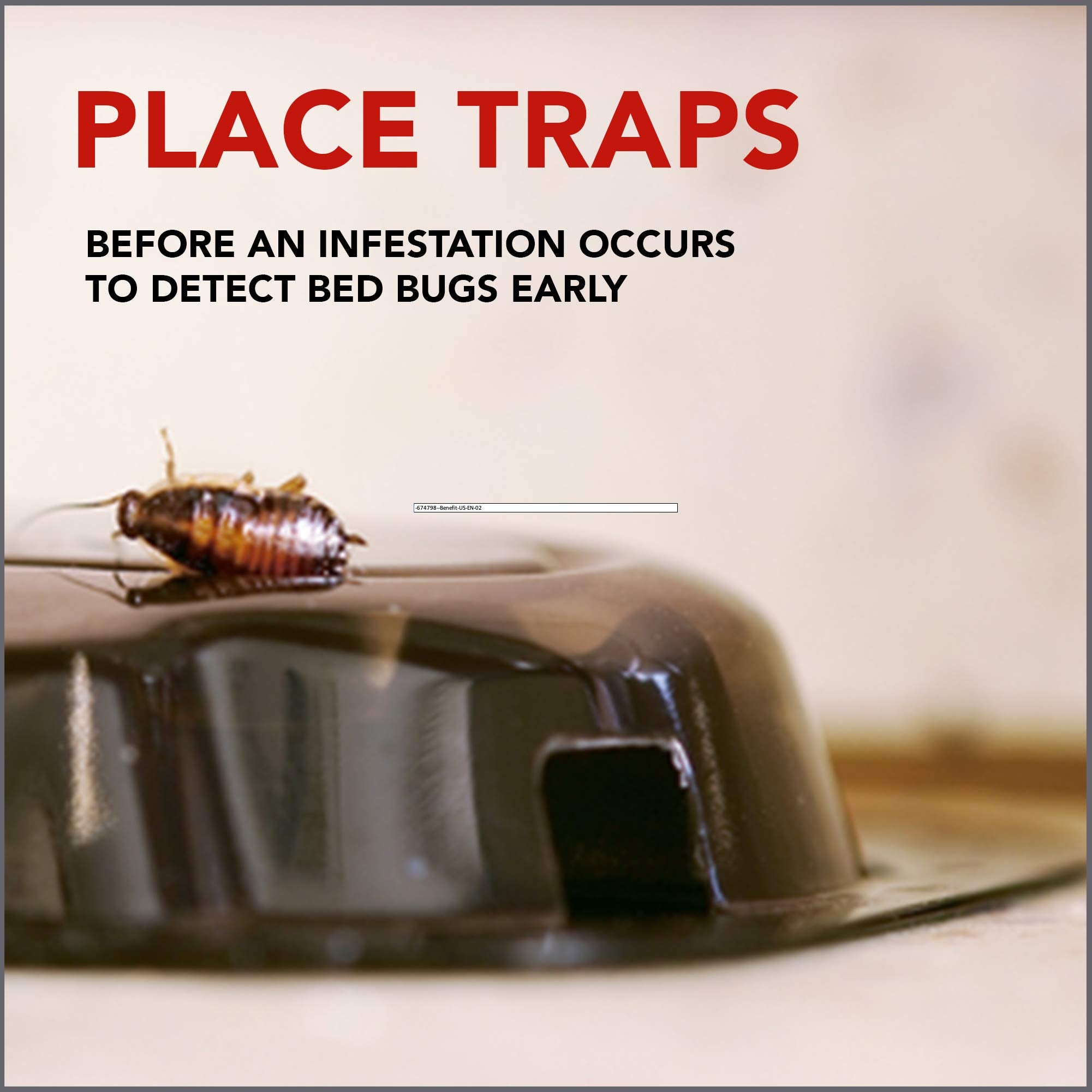 Raid disposable detector enables easy disposal after detecting bed bugs.