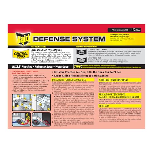 Raid Double Control bait stations shown for corner setup
