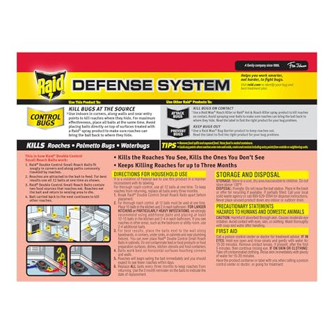 Raid Double Control bait stations shown for corner setup