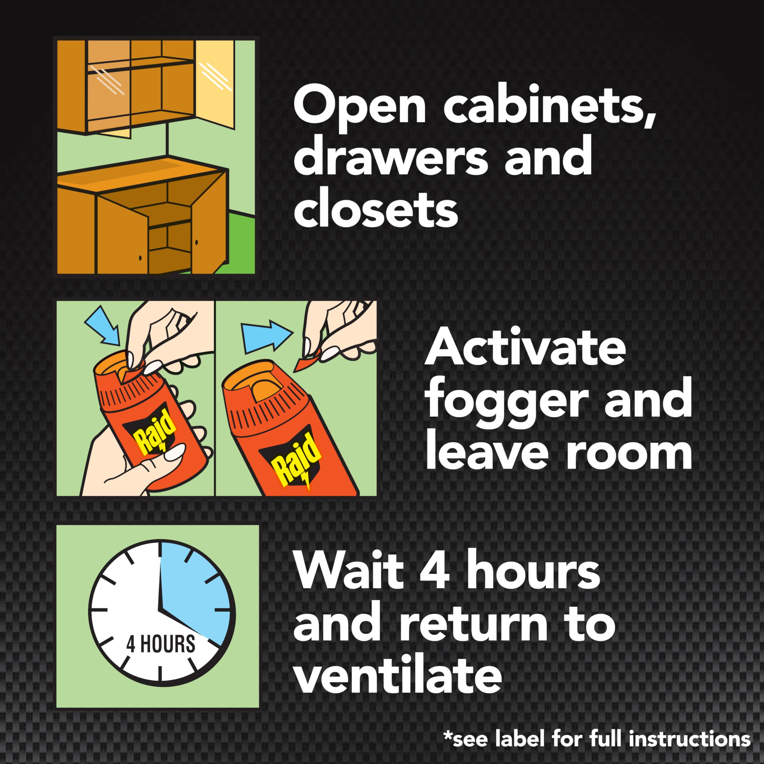 Raid Max Fogger for cabins, garages, and storage areas