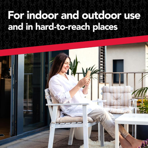 Raid MAX kills mosquitoes and other pests in outdoor areas