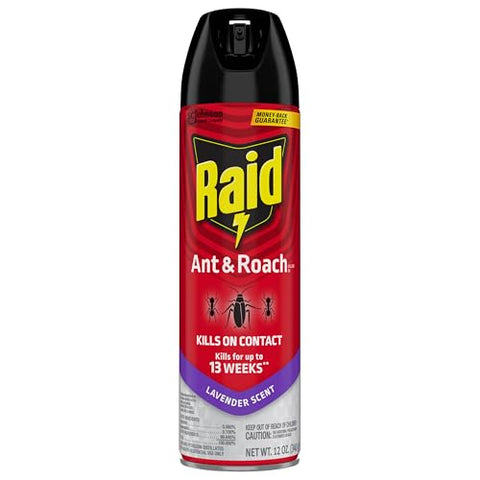 Close-up of the Raid spray nozzle for precise application.