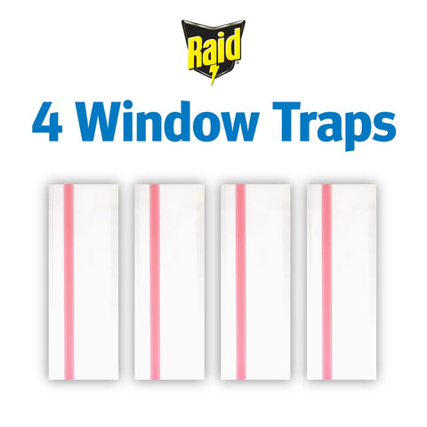 Raid Window Fly Trap applied on window, blending with light
